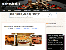 Tablet Screenshot of casinowhizkid.com
